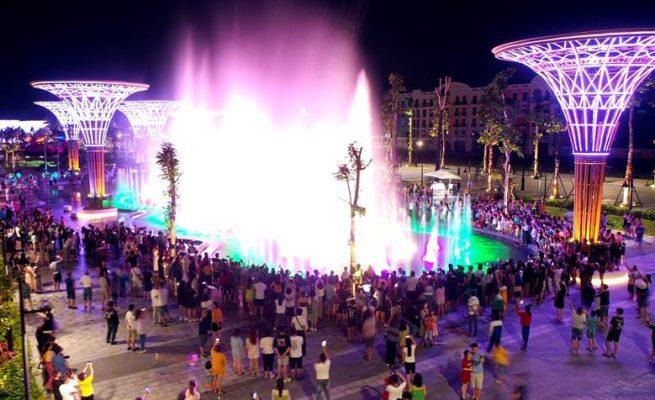 Hệ thống vòi phun là “linh hồn” của sàn nhạc nước.