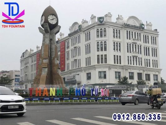 Đài phun nước cột đồng hồ còn mang đến nhiều ý nghĩa về mặt không gian và cảm xúc