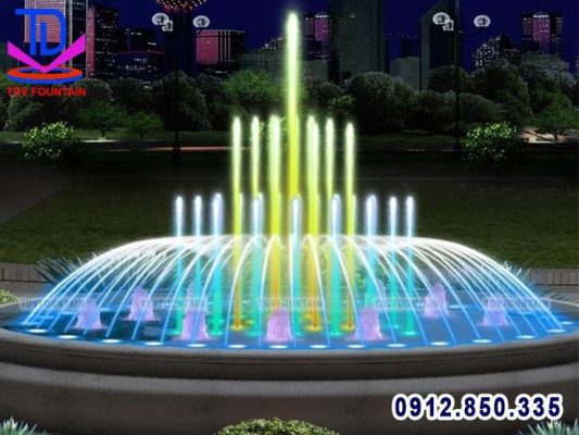 lắp đặt đài phun nước nghệ thuật