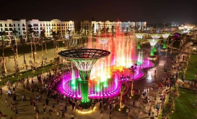 Nhạc nước bể cạn trở thành xu hướng trong cảnh quan đô thị