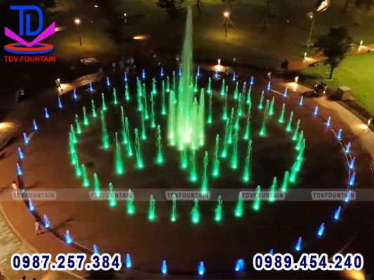 Lưu ý khi thi công hệ thống nhạc nước bể cạn