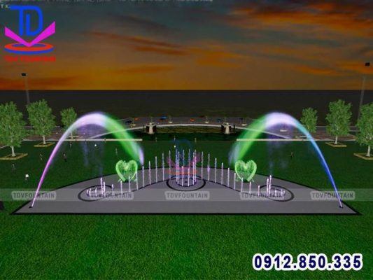 Vị trí lý tưởng để lắp đặt nhạc nước hình chữ S