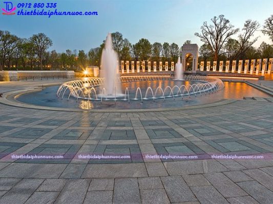 Ý nghĩa của đài phun nước hình elip trong không gian sống