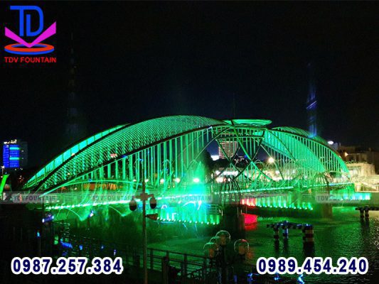 các mẫu nhạc nước khu du lịch