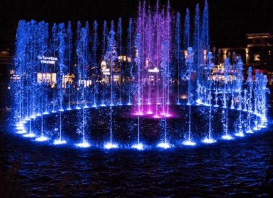 Nhạc nước sự kiện có tính linh hoạt cao về quy mô và thời gian sử dụng.