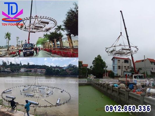 Chạy thử và căn chỉnh hiệu ứng phun