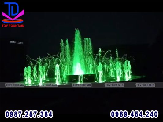 Nhạc nước giúp không gian trở nên nổi bật và dễ nhận diện