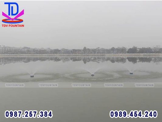 Tham khảo một số hình ảnh thi công dự án Đài Phun Nước Công Viên Gia Lâm – Hà Nội do TDV Fountain thực hiện