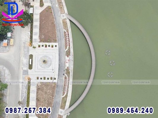 Tham khảo một số hình ảnh thi công dự án Đài Phun Nước Công Viên Gia Lâm – Hà Nội do TDV Fountain thực hiện