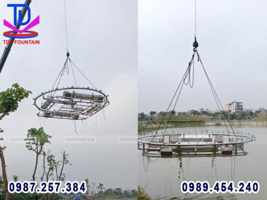 Hệ thống thiết bị đài phun nước phao nổi