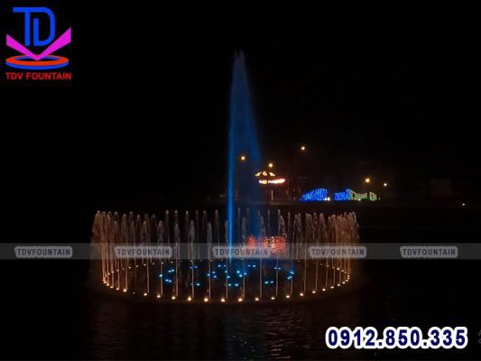 thiết kế đài phun nước phao nổi