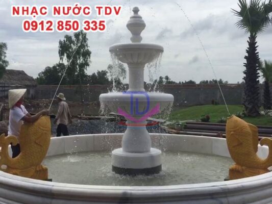 TDV Fountain - Đơn vị thi công đài phun nước 5 tầng uy tín