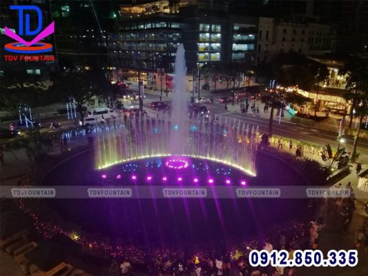 thi công nhạc nước công viên