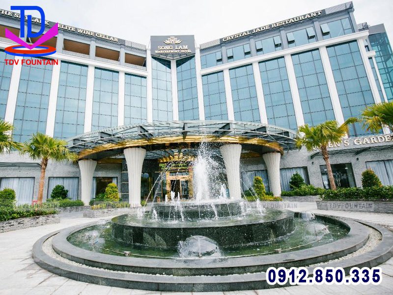thiết kế đài phun nước khách sạn