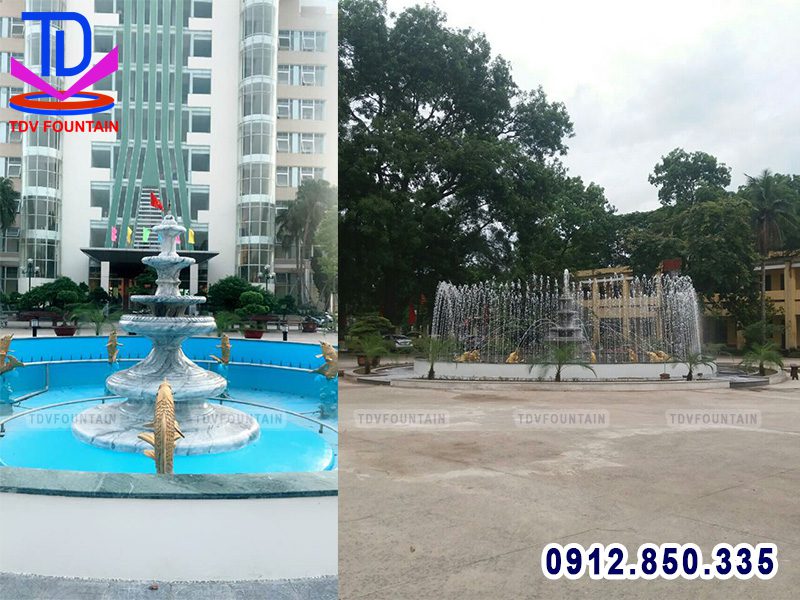 Đài phun nước trường Đại học Sư phạm TDTT Hà Nội