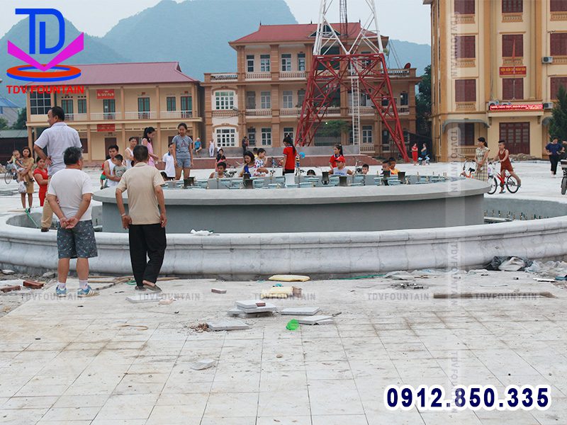 Thiết bị đài phun nước quảng trường Bắc Sơn