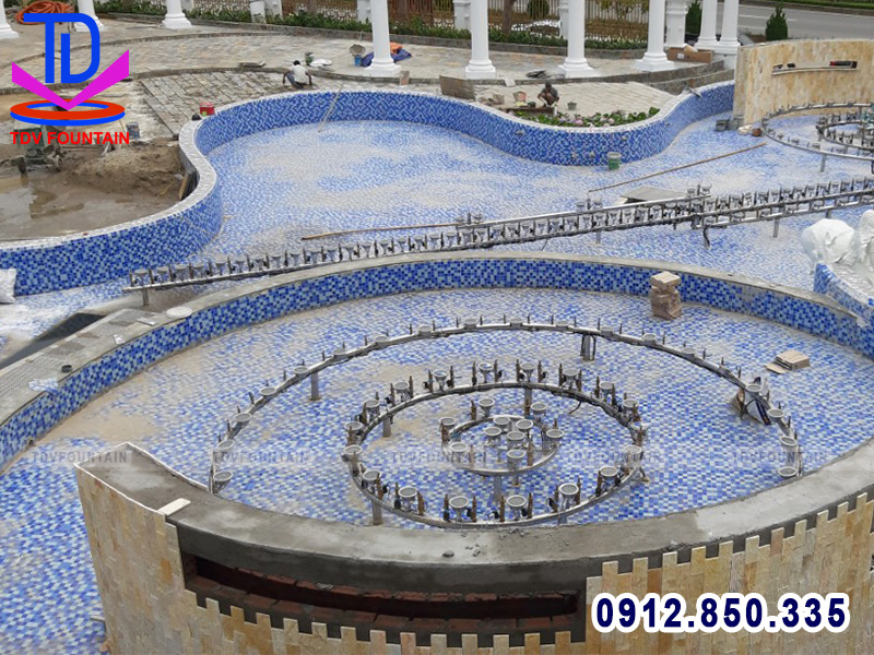 Hệ thống nhạc nước khách sạn Hoàng Nhâm