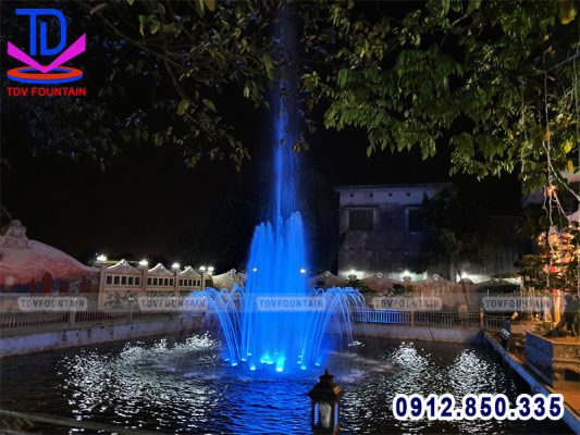 Đài phun nước sân vườn biệt thự Ý Yên - Nam Định