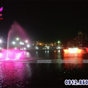 Hệ thống phao nổi trên hồ huyện Giao Thủy - Nam Định