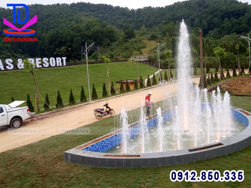 Đài phun nước Sunset Villas Hòa Bình