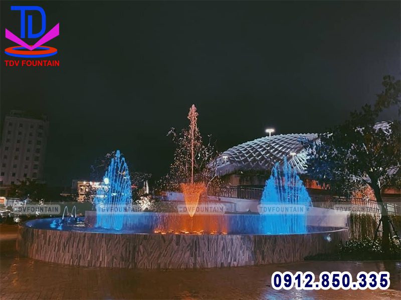 Đài phun nước trang trí công viên Apec Đà Nẵng
