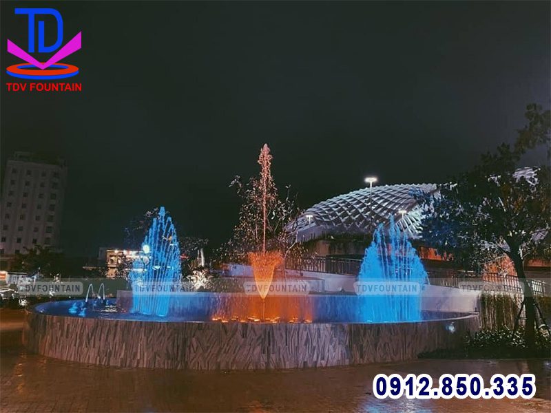Đài phun nước trang trí công viên Apec Đà Nẵng
