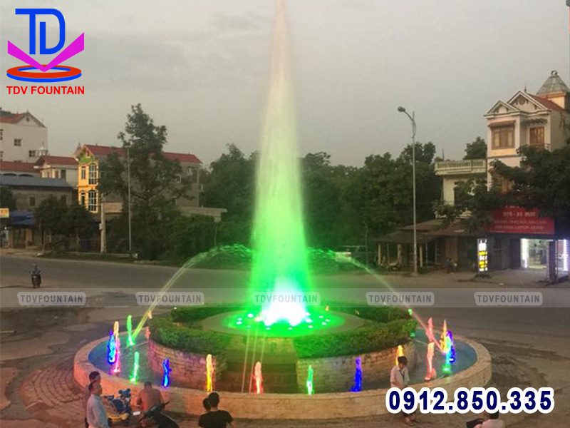 Đài phun nước trung tâm thương mại Bình An - Sóc Sơn - Hà Nội
