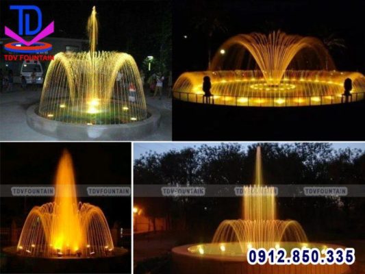 Quy trình thiết kế và thi công đài phun nước hình tròn 
