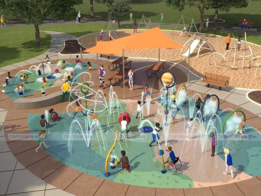 Thiết kế sân chơi nước cho công viên giải trí