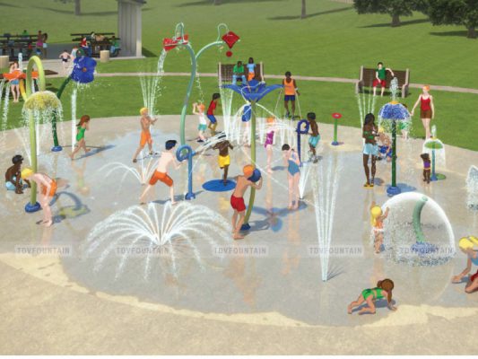 Thiết kế sân chơi nước công viên