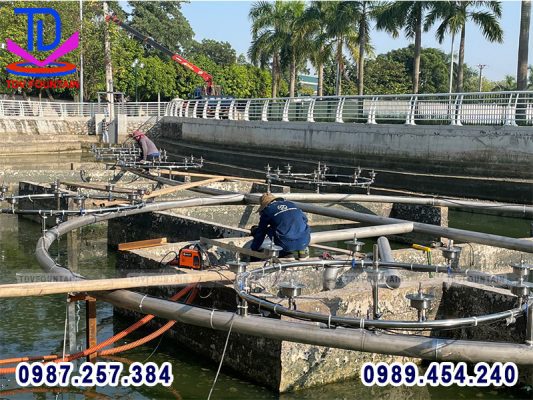 Đài phun nước hồ Hùng Vương - Phúc Yên - Vĩnh Phúc 1