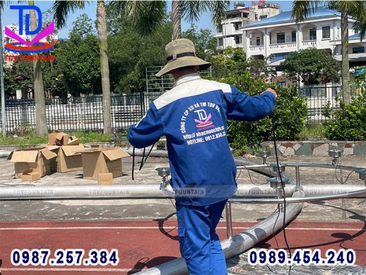 Đài phun nước hồ Hùng Vương - Phúc Yên - Vĩnh Phúc 5