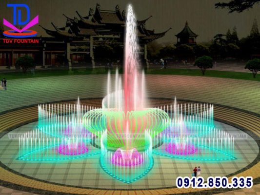 Các yếu tố ảnh hưởng đến giá thi công đài phun nước quảng trường 