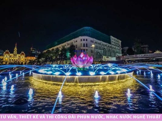 TDV Fountain – Đơn vị thiết kế và thi công đài phun nước phố đi bộ uy tín 