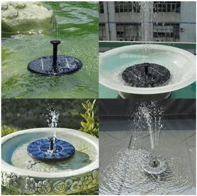 Đài phun nước mini bằng năng lượng mặt trời