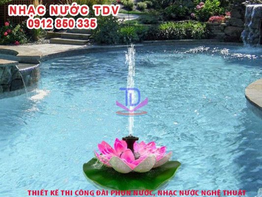 TDV Fountain – Đơn vị chuyên thiết kế và thi công nhạc nước, đài phun nước hoa sen nghệ thuật. 