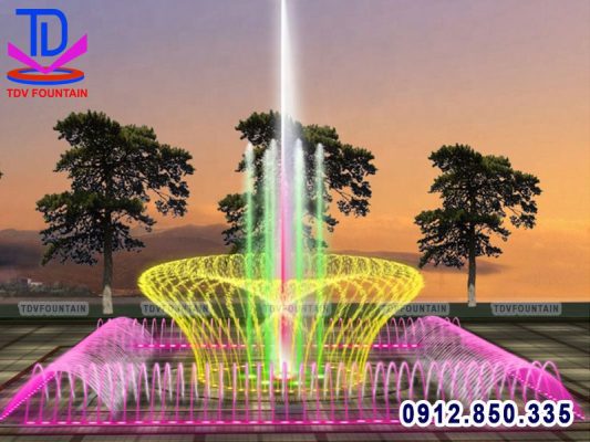 Mô hình nhạc nước âm sàn 