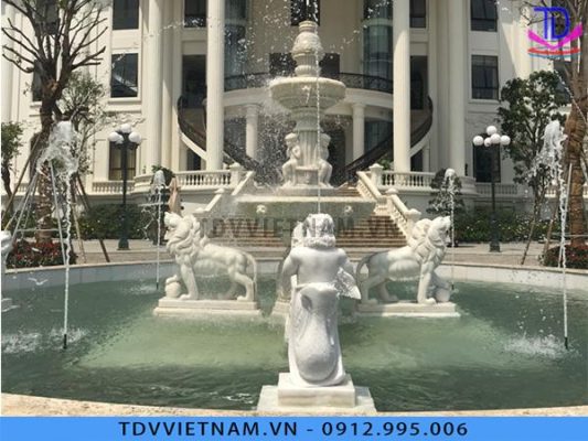 TDV Fountain chuyên thiết kế và thi công đài phun nước composite chất lượng hàng đầu tại Việt Nam. 