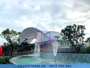 Hình ảnh Đài phun nước Đà Nẵng công viên Apec 