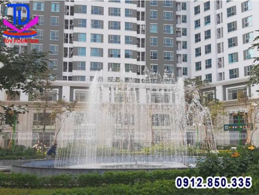Nhạc nước khu đô thị, tạo điểm nhấn cảnh quan độc đáo cho toàn bộ dự án.