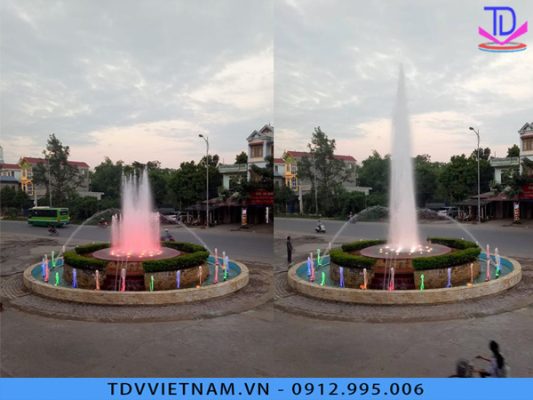Tượng đài phun nước hoàn chỉnh không chỉ là tác phẩm nghệ thuật mà còn là hệ thống kỹ thuật.