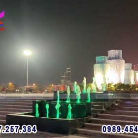 Thiết kế nổi bật của đài phun nước công viên Gia Lâm – Hà Nội