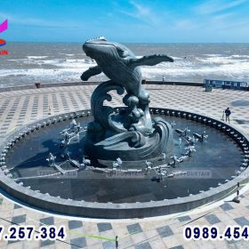 Đài phun nước tượng Cá Ông trở thành biểu tượng của thành phố biển Vũng Tàu