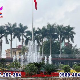 Hiệu ứng nước và ánh sáng hoạt động đồng bộ