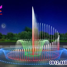 đài phun nước phố đi bộ