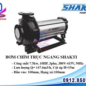 Máy bơm chìm trục ngang Shakti 10HP 7.5kw