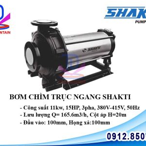 Máy bơm chìm trục ngang Shakti 15HP 11kw