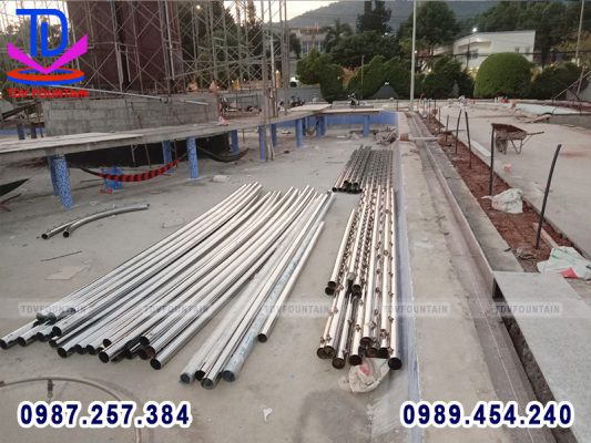 Những hạng mục cần có khi thi công nhạc nước công viên