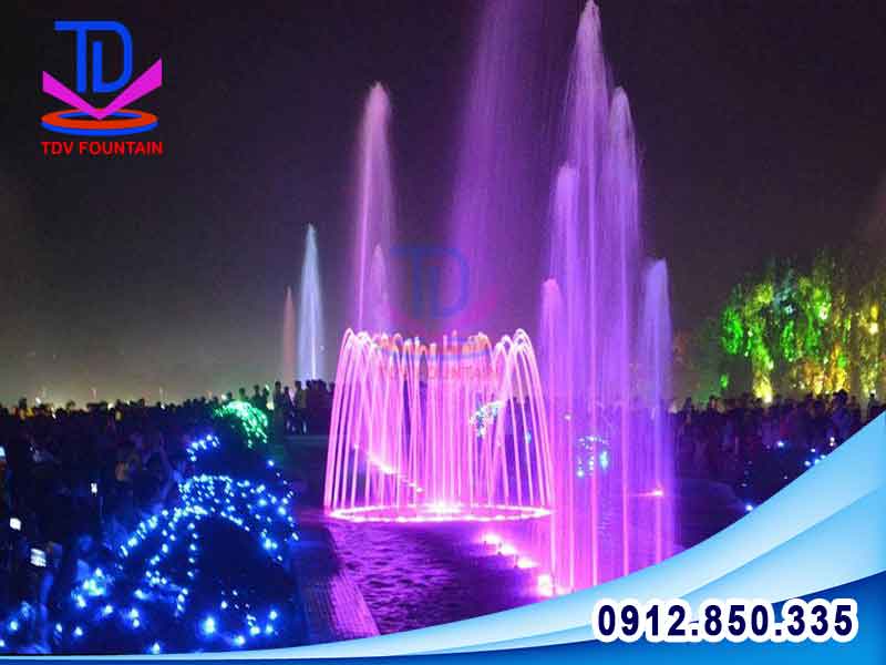 đèn led đài phun nước