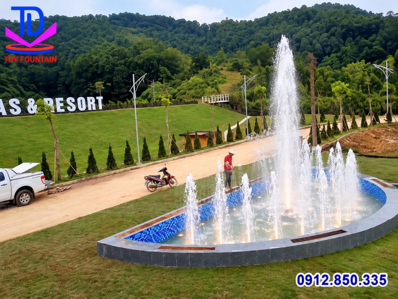 Nhạc nước âm sàn hay bể nhạc nước